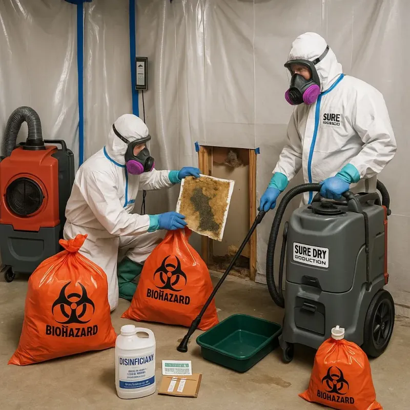 Contaminated Water Handling Protocols process in Ravenna, OH